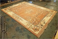 Area Rug With Flower Pattern