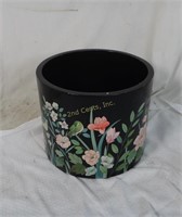 Large Painted Wood Planter