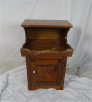 Small Solid Wood Cabinet/  End Table