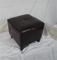 Small Square Pleather Ottaman/ Foot Rest