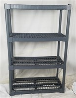 Heavy Duty Storage Shelf Plastic Grey