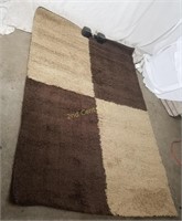 Awesome 2 Tone Shag Rug Carpet 4 Squares