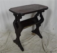 Vintage Wood Side Table / Needs Top Sanded