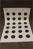 (50) 23"x35" Targets w/ (24) Numbered 3" Dots