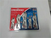 Crescent 5 piece locking pliers set