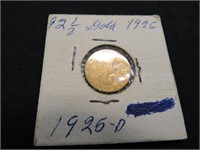 1925 - 2 1/2 Dollar Gold Coin