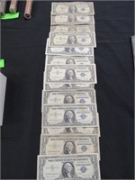 14 - One Dollar Silver Certificates
