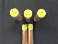 5 Tubes Copper Pennies