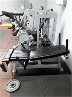Apex Lower Ab Machine W/ 165lbs Weight Stack