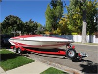 1990 Baja 240 ES fiberglass 24' inboard/outboard