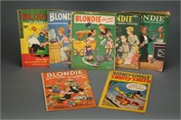Group of Golden Age Comics, including Blondie.