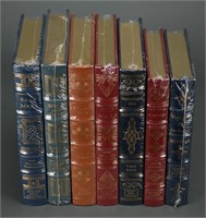 7 vols Easton Press. Sgd. Inc: Robinson, Bova.