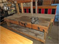 3 Workbenches 1 with Columbian Vise #6