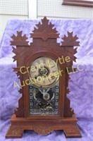 Gilbert  8day gingerbread mantle clock