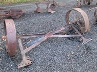 (2) Axles with Steel Wheels