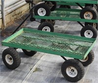 hand pull 4 wheel carts, 20" x 38" [8]