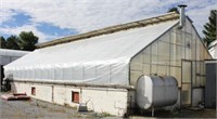 Greenhouse #1- 25' x 50' glass house converted to