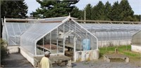 Greenhouse #2- 20' x 90' glass house converted to