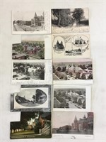 Lot of 10 Blenheim, Ontario postcards.