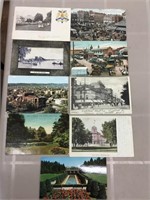 Lot of nine Hamilton, Ontario postcards.