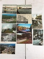 A lot of 11 Owen Sound, Ontario postcards.