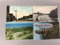 Lot of four Collingwood, Ontario postcards.