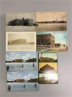 Lot of seven Dunnville, Ontario postcards.