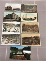 Lot of nine Hamilton, Ontario postcards.