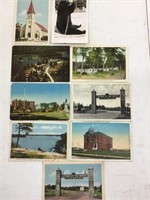 Nine North Bay, Ontario postcards.
