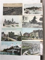 Lot of eight Ottawa, Ontario postcards.