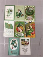 Lot of eight St. Patrick’s Day postcards.