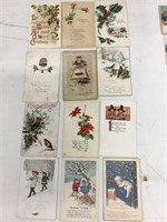 Good lot of 12 early Christmas postcards.