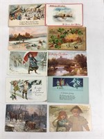 Nice lot of 10 Christmas postcards.