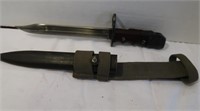No.7 Bayonet for British Steyr Gun w/Scabbard-Frog