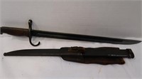 Arisaka Bayonet w/Metal Scabbard w/Frog