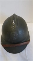 French Helmet dated 1945 w/original liner