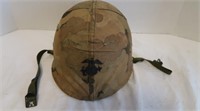 U.S. M-1 Helmet with USMC Vietnam Cover