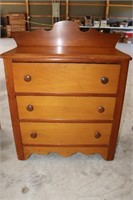 Pine dresser with three drawers