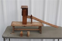 Early 1800's resturant style butter press