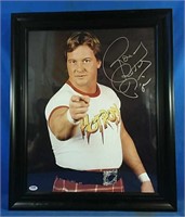 Framed Poster w/ authentic signature of Rowdy