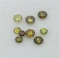 21O- genuine yellow diamond 0.25ct gemstones $400