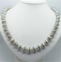 26O- sterling freshwater pearl necklace $120