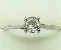 42O- 10k white gold diamond 0.42ct ring $1,950