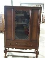 Antique china Cabinet 40x25x61"h