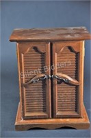 Wood Jewelry Box with Pull Out Drawers