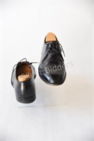 Techno Black Leather & Sole Dress Shoes