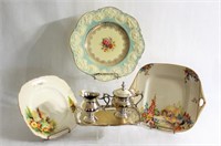 Collector Decorative Plates & Cream & Sugar Set