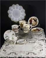 Collector Royal Cups,Collector Plates & Milk Glass