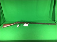 E.C. Fisher Cap Lock Black Powder Rifle, Used