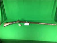 R. Ashmore Flint Lock Black Powder Rifle, Used